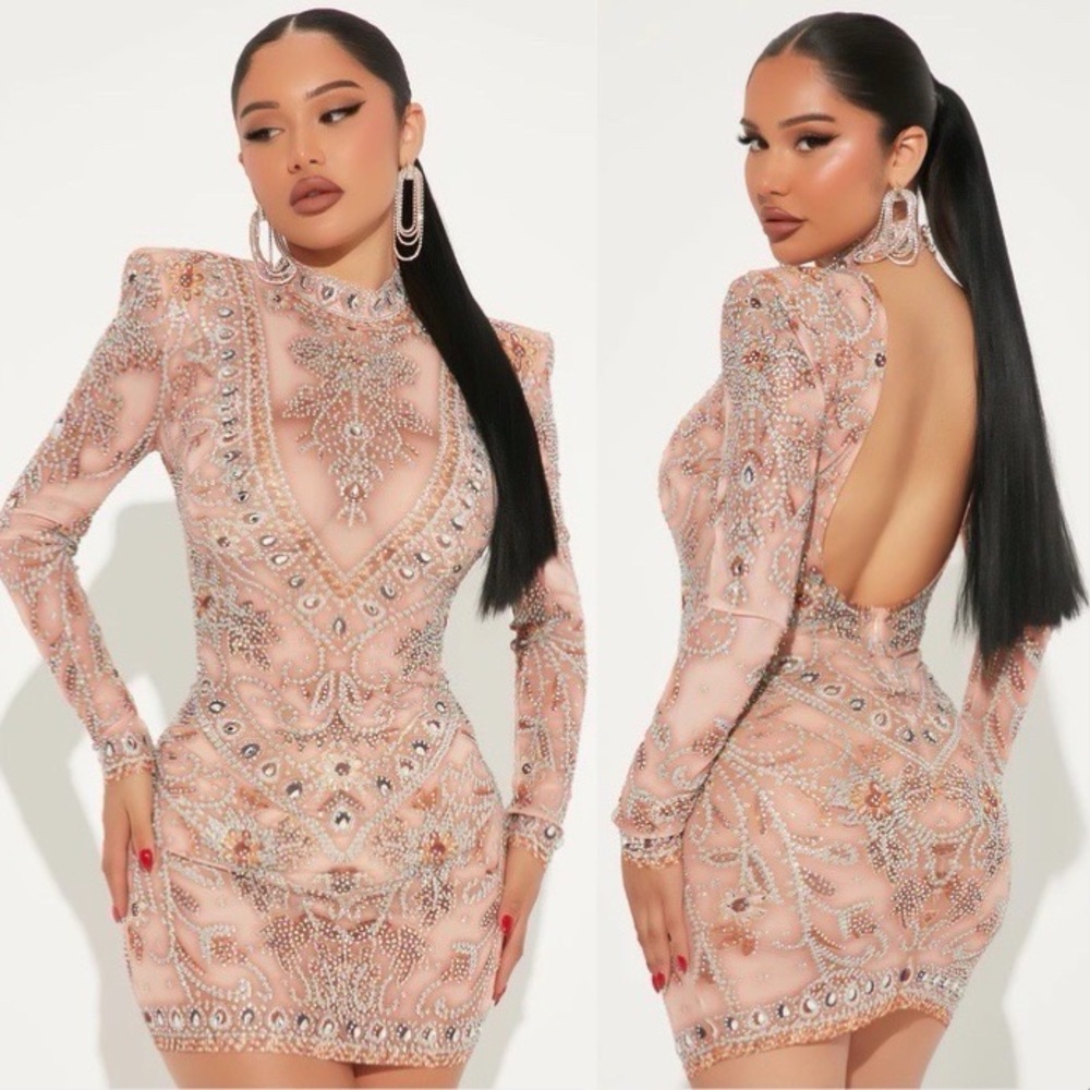 🎉 HP! 7X 🎉 Queen Cleopatra Embellished Mini Dress✨